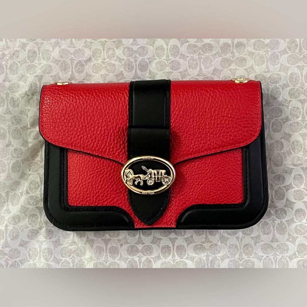 Coach C6440 Georgie Color Block Crossbody Bag